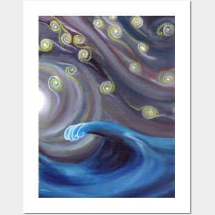 Swirling Sea Posters and Art